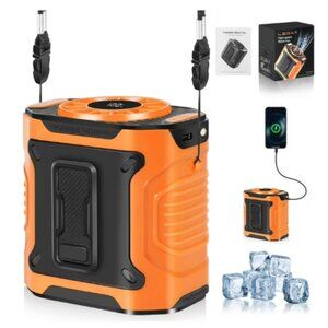 Rechargeable Waist Clip Fan - 10 Speeds, 24H Runtime, Dual-Side Cooling - NEW